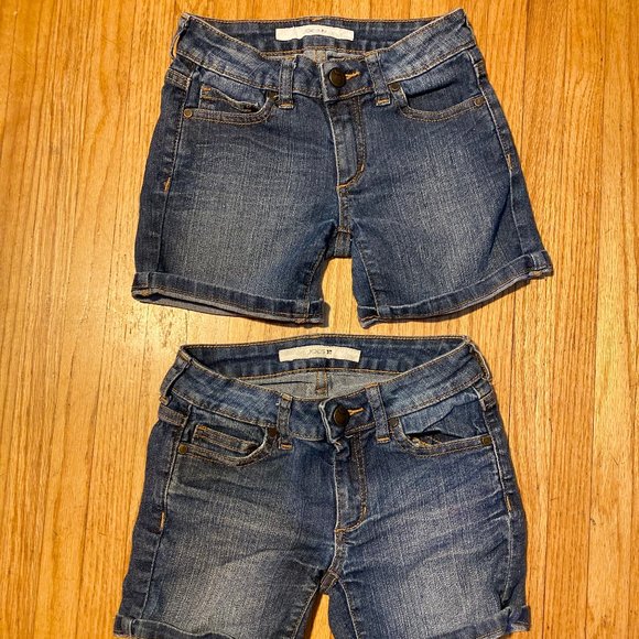 Joe's Jeans Other - Joes Jeans 2 pair Girls sz 7 denim jean short